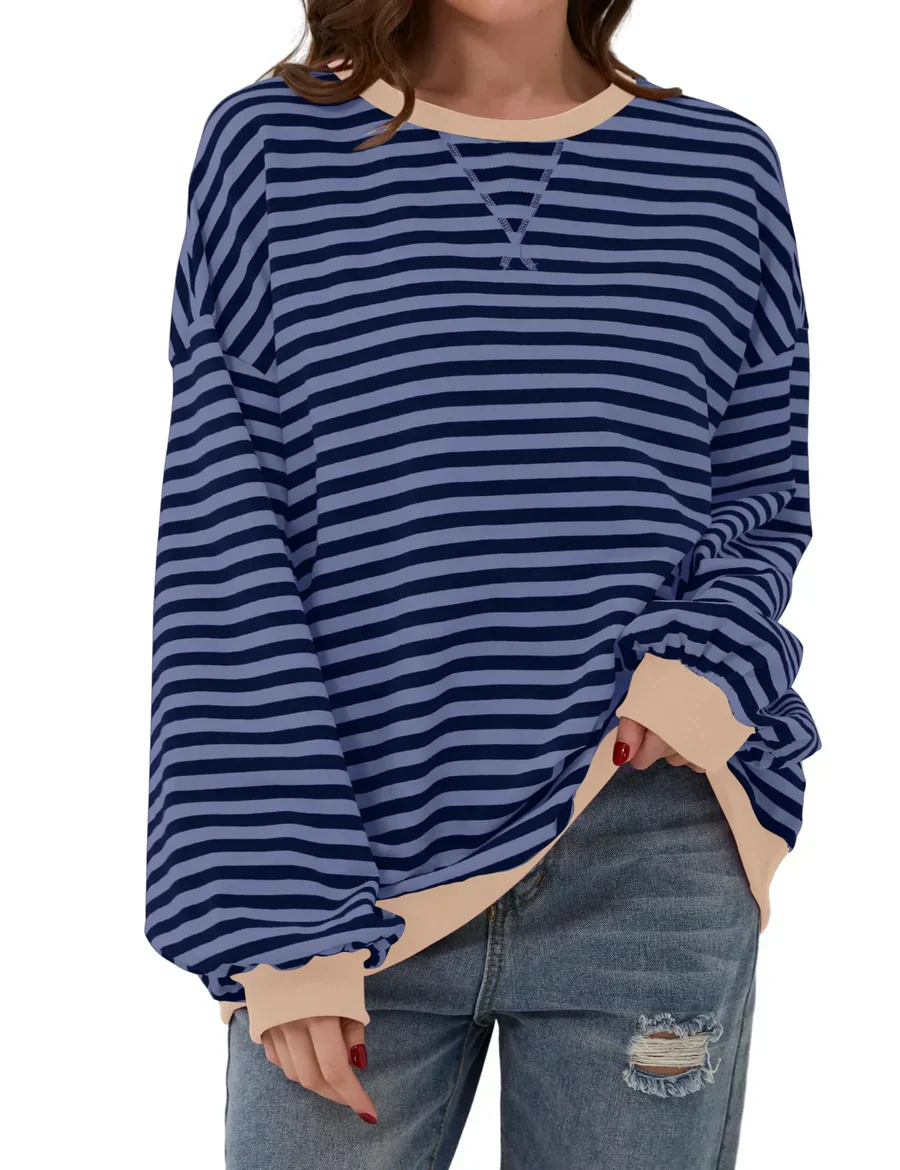 Zinnia™ | Oversize randig tröja - Image 7