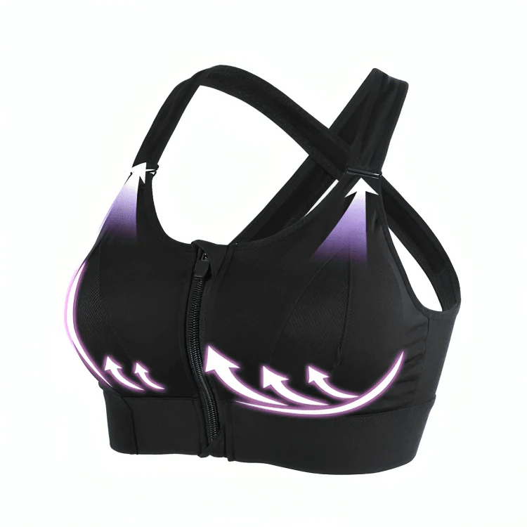 1+1 GRATIS | ZipFit™ | Justerbar, Stödjande Sport-BH - Image 11